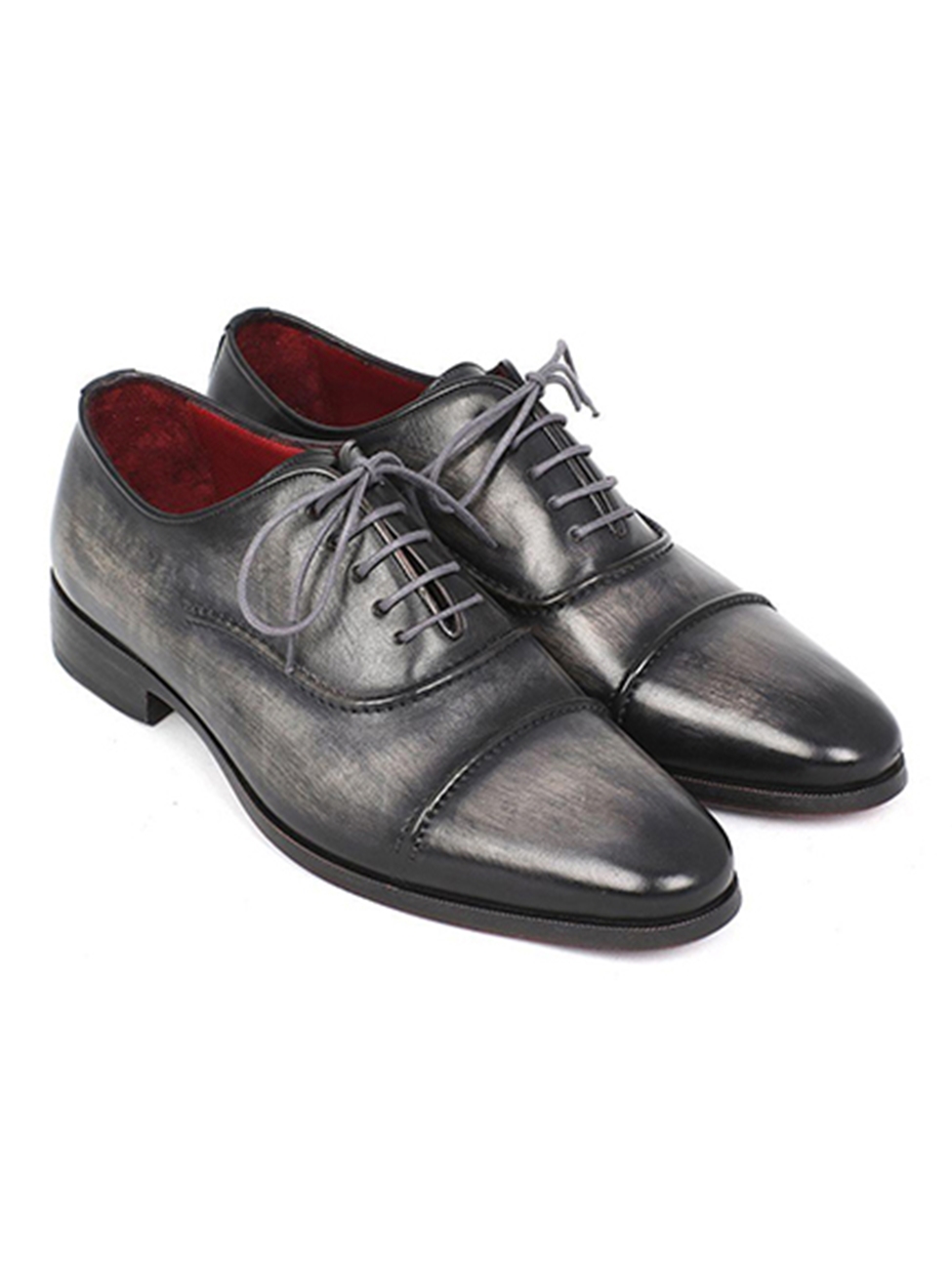 Black & Gray Captoe Fine Men's Oxford | Men's Oxford Shoes Collection ...
