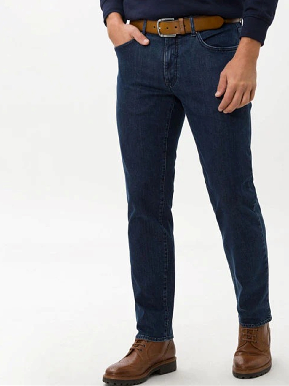 Chuck Men\'s Pocket Brax Jean Jeans Men | Clothing Tailoring Dark Fine Sam\'s Five | Blue Masterpiece