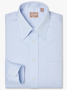 mens point collar dress shirts