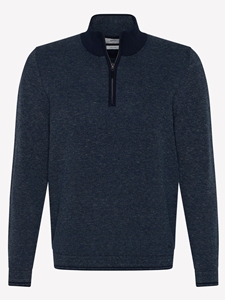 Indigo Steffen J Two Tone Structure Men's Sweater | Brax Men's Sweaters Collection | Sam's Tailoring Fine Men Clothing