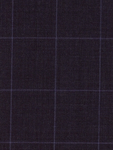 Dark Blue Check Super 150's Wool Custom Suit | Heritage Gold Custom Suits | Sam's Tailoring Fine Men's Clothing