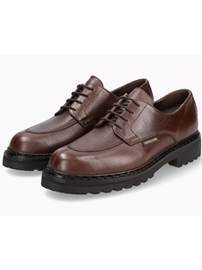 Chestnut Full Grain Leather Pegasio Lace Shoe | Mephisto Men's Shoes | Sam's Tailoring Fine Men's Clothing