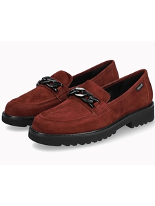 Cordovan Velvet Leather Salka Women's Moccasin | Mephisto Women's Slip On | Sams Tailoring Fine Women's Shoe