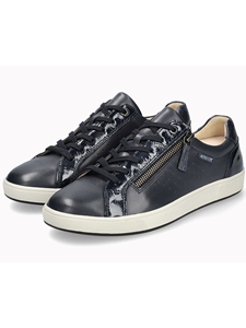 Navy Grain Leather Nikita Women's Sneaker | Mephisto Women's Sneakers  | Sams Tailoring Fine Men's Clothing