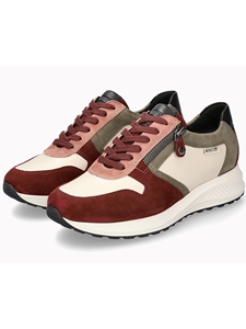 Cordovan Velvet Leather Kim Women's Sneaker | Mephisto Women's Sneakers  | Sams Tailoring Fine Men's Clothing