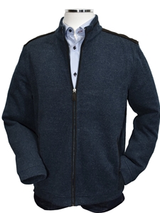 Navigare Full Zip Men's Cardigan | Marcello Sweaters Collection | Sam's Tailoring Fine Men's Clothing