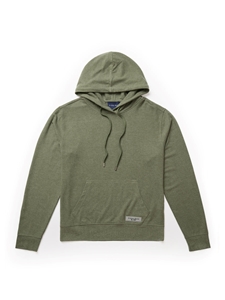 Sage Solid Fleeche Rover Men's Hoodie | Stone Rose Sweaters Collection | Sam's Tailoring Fine Men Clothing