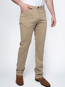 Tan Sateen Jack Fit Men's Denim | Jack Of Spades Jack Fit Jeans Collection | Sam's Tailoring Fine Mens Clothing