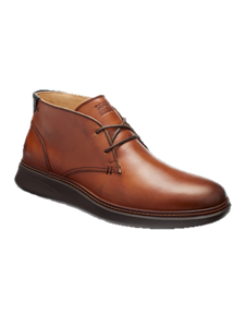 Burnished Tan Hybrid Chukka Leather Men's Shoe | Samuel Hubbard Shoes Collection | Sam's Tailoring Fine Men Clothing