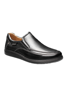 Black Leather Featherlight Olema Men's Loafer | Samuel Hubbard Shoes Collection | Sam's Tailoring Fine Men Clothing