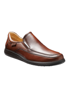 Antique Brown Leather Featherlight Olema Loafer | Samuel Hubbard Shoes Collection | Sam's Tailoring Fine Men Clothing