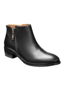 Black Leather Valencia Women's Ankle Boot | Samuel Hubbard Women's Shoes Collection | Sam's Tailoring Fine Men Clothing