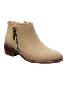 Tan Suede Valencia Women's Ankle Boot | Samuel Hubbard Women's Shoes Collection | Sam's Tailoring Fine Men Clothing