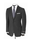 Hickey Freeman Charcoal Bluebead Stripe Tasmanian Suit 45305529B003 - Spring 2015 Collection Suits | Sam's Tailoring Fine Men's Clothing