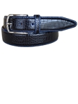 Lejon Black Anzio Dress Belt 15681 - Fall Collection Leather Belts | Sam's Tailoring Fine Men's Clothing