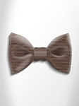 Brown and Black Polka Dot Silk Bow Tie | Italo Ferretti Spring Summer Collection | Sam's Tailoring