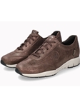 Brown Grain Leather Women's Laces Sneaker | Women's Sneakers Collection | Sams Tailoring