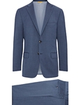 Slate Blue Super 130's Wool Four Seasons B-Fit Suit | Hickey Freeman Suit Collection | Sam's Tailoring Fine Men Clothing