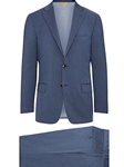 Slate Blue Super 130's Wool Four Seasons H-Fit Suit | Hickey Freeman Suit Collection | Sam's Tailoring Fine Men Clothing