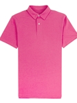 Fuchsia Blue Lightweight Pique Tennis Club Polo | Vastrm Polo Shirts | Sam's Tailoring Fine Men Clothing