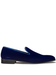 Blue Lublin Fine Formal Slip On | Mezlan Men's Formal Shoes | Sam's Tailoring Fine Men's Clothing