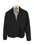 Black Suede Reversible Napa Leather Jacket | Marcello Sport Outerwear Collection | Sam's Tailoring Fine Men's Clothing