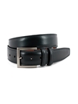 Black Italian Aniline Leather Big And Tall Men'S Belt | Torino Leather Big & Tall Belts Collection | Sam's Tailoring Fine Men's Clothing