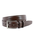 Brown Italian Aniline Leather Big And Tall Men'S Belt | Torino Leather Big & Tall Belts Collection | Sam's Tailoring Fine Men's Clothing