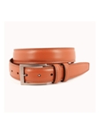 Tan Italian Aniline Leather Big And Tall Men'S Belt | Torino Leather Big & Tall Belts Collection | Sam's Tailoring Fine Men's Clothing