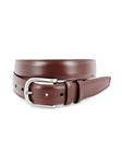 Brown Italian Bridle Leather Casual Men'S Belt | Torino Leather Casual Belts Collection | Sam's Tailoring Fine Men's Clothing