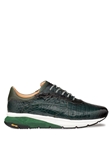 Forest/Green Quevedo Crocodile Casual Sneaker | Mezlan Casual Shoes Collection | Sam's Tailoring Fine Men's Clothing