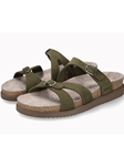 Loden Velvet Leather Hannel Women's Sandal | Mephisto Women's Sandals | Sams Tailoring Fine Women's Shoe