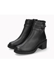 Black Synthetic Leather Paisley Women's Boot | Mephisto Women's Boots | Sam's Tailoring Fine Women's Shoes