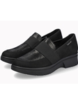 Black Nubuk Leather Debby Women's Loafer | Mephisto Women's Slip Ons  | Sams Tailoring Fine Men's Clothing