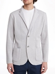 Grey Premium Two Buttons Men's Swacket | Emanuel Berg Sweaters Collection | Sam's Tailoring Fine Men's Clothing