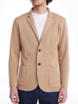 Light Beige Premium Two Buttons Men's Swacket | Emanuel Berg Sweaters Collection | Sam's Tailoring Fine Men's Clothing