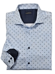 Pella Sky Geometric Medallion Men's Sport Shirt | Marcello Sport Shirts Collection | Sam's Tailoring Fine Men's Clothing