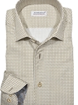 Tan Andrew Roll Collar Men's Sport Shirt | Marcello Sport Shirts Collection | Sam's Tailoring Fine Men's Clothing