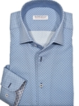 Sky Diamond Roll Collar Men's Sport Shirt | Marcello Sport Shirts Collection | Sam's Tailoring Fine Men's Clothing