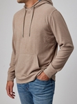 Fossil Solid Fleeche Rover Men's Hoodie | Stone Rose Sweaters Collection | Sam's Tailoring Fine Men Clothing