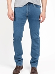 Ice Blue Straight Jack Fit Men Denim | Jack Of Spades Jack Fit Jeans Collection | Sam's Tailoring Fine Mens Clothing