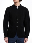 Black Premium Panel Structured Men's Swacket | Emanuel Berg Jackets Collection | Sam's Tailoring Fine Men's Clothing