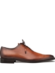 Tan Cupula Patina Leather Whole Cut Men's Oxford | Mezlan Shoe Collection | Sam's Tailoring Fine Men's Clothing