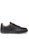 Black Grazia Deerskin Street Men's Sneaker | Mezlan Shoe Collection | Sam's Tailoring Fine Men's Clothing