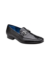 Black Caiman Crocodile & Lizard Udine Men's Loafer | Belvedere Dress Shoes Collection | Sam's Tailoring Fine Men's Clothing