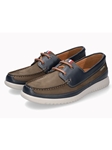 Loden Leather Lace Up Men's Boat Shoe | Mephisto Men's Shoes  | Sam's Tailoring Fine Men Clothing