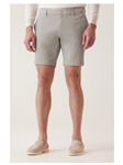 Grey Heather Oasis Bermuda Supernatural Seersucker Short | Deke Shorts Collection | Fine Men's Clothing